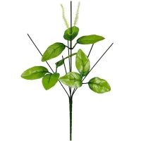 Нога букетная 6-ка с кашкой, 41см, в упаковке: 10 шт