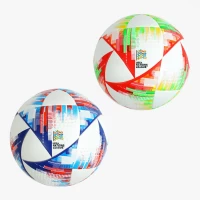 Мяч футбольный термоклееный FB-64617 №5 Красный