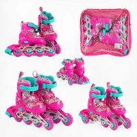 Ролики Best Roller размер 26-28 розово-бирюзовый 60144-XS