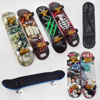Скейт деревянный с чехол S GC-00675