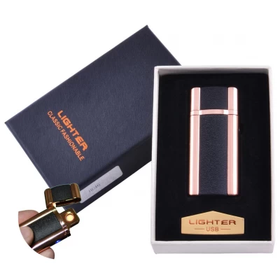 USB зажигалка в подарочной упаковке Lighter (Спираль накаливания) HL-46-2