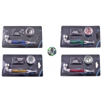 Курительная трубка + Гриндер (Металл) HL-YD-776