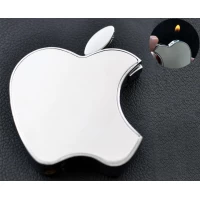 Зажигалка карманная Apple (обычное пламя) №3743