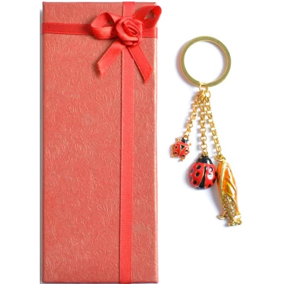 Брелок в подарочной коробке Божьи Коровки №6960-973-3