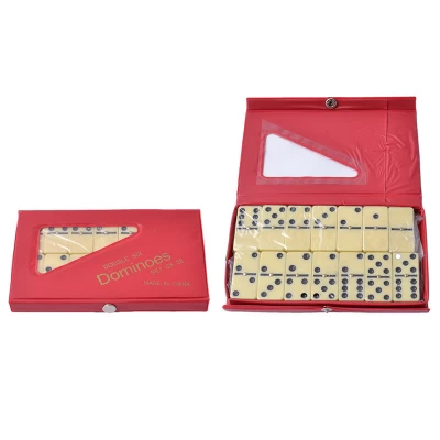 Домино в футляре (красный чехол) №4807p