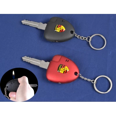 Зажигалка карманная ключ авто Porsche (обычное пламя) №3780-2