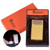 Зажигалка газовая в подарочной упаковке Broad (Турбо пламя) XT-4976 Gold