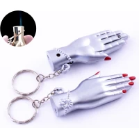 Зажигалка карманная-брелок Женская рука (Острое пламя) №4150-2