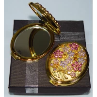 Зеркальце двухстороннее в подарочной упаковке Австрия №6960-T70G-15