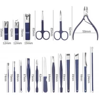 Маникюрный набор 18 инструментов для маникюра и педикюра 004-3
