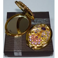 Зеркальце двухстороннее в подарочной упаковке Австрия №6960-T70G-12