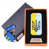 Электроимпульсная зажигалка в подарочной коробке Ukraine HL-115-1