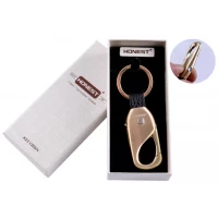 Брелок Honest с фонариком (подарочная коробка) HL-256 Gold