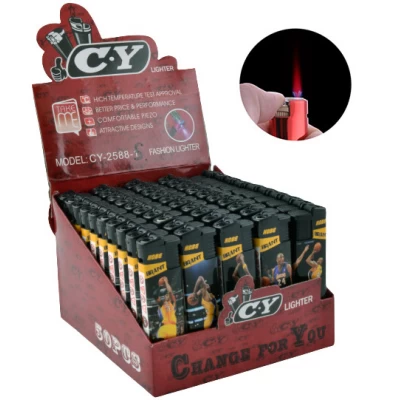 Зажигалка с фонариком (турбо пламя) Баскетбол №2588-5 Зажигалка с фонариком (турбо пламя) Баскетбол №2588-5