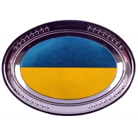 Магнит с национальной символикой (тарелка) UK-128