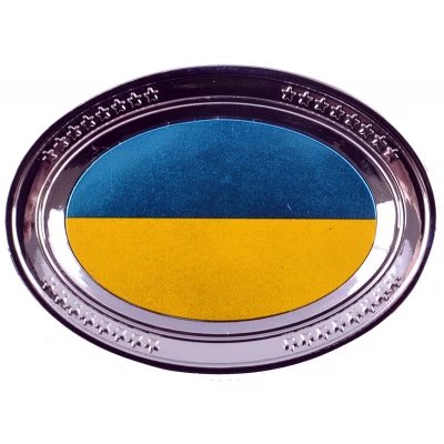 Магнит с национальной символикой (тарелка) UK-128