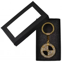 Брелок в подарочной упаковке со стразами BMW №22-6