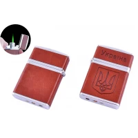 Зажигалка карманная Украина (Турбо пламя) №4494