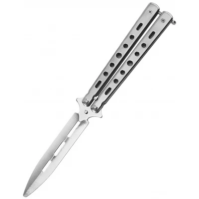 Нож бабочка тренировочный 22,5см (Балисонг) 26-02S Нож бабочка тренировочный 22,5см (Балисонг) 26-02S