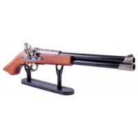 Зажигалка сувенирная мушкет двухствольный (Турбо пламя) №4418 Зажигалка сувенирная мушкет двухствольный (Турбо пламя) №4418