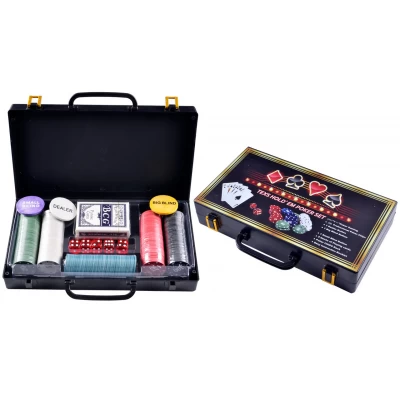Покерный набор в кейсе на 200 фишек с номиналом №200S-C