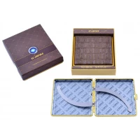 Портсигар в подарочной упаковке GVIPAI (Кожа, на 20 шт) XT-4979-4