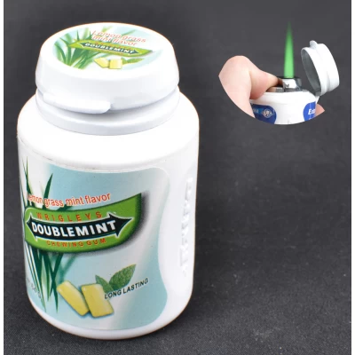 Зажигалка карманная баночка витаминов (турбо пламя) №2273-1