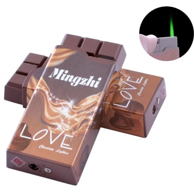 Зажигалка карманная Шоколад Love (Турбо пламя) №2376-4