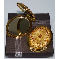 Зеркальце двухстороннее в подарочной упаковке Австрия №6960-T70G-11