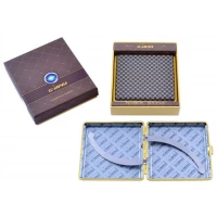 Портсигар в подарочной упаковке GVIPAI (Кожа, на 20 шт) XT-4979-2