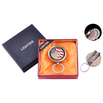 Зажигалка в подарочной коробке Орел (Турбо пламя) №USA-2