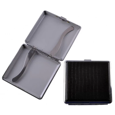 Портсигар на 20 сигарет с металлическим держателем HL-148-8