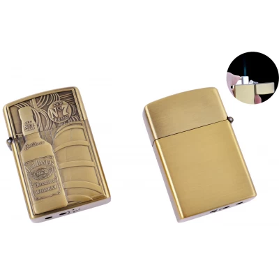 Зажигалка карманная Jack Daniels (Острое пламя) №4925 Gold Зажигалка карманная Jack Daniels (Острое пламя) №4925 Gold