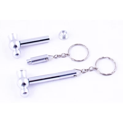 Курительная трубка-брелок Молоток (Металл) HL-236