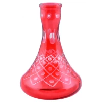 Колба для кальяна элитная (красная) №4