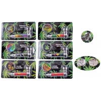 Курительная трубка + Гриндер (Металл) HL-YD-305