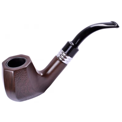 Курительная трубка с плоским мундштуком (под фильтр 9 мм) №4254