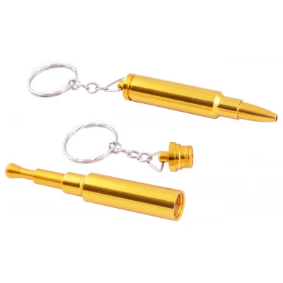 Курительная трубка-брелок Пуля (металл) HL-193
