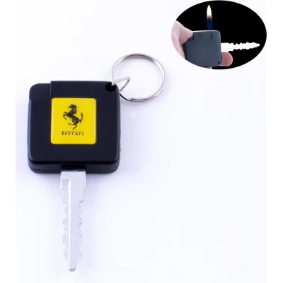 Зажигалка карманная ключ авто Ferrari (обычное пламя) №2088-4