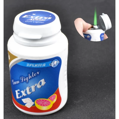 Зажигалка карманная баночка витаминов (турбо пламя) №2273-5