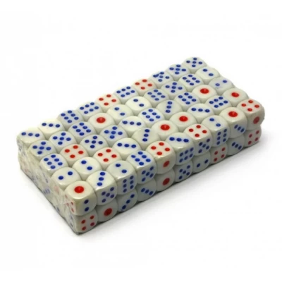 Кости игральные 100шт (упаковка) 1.5см №16Н