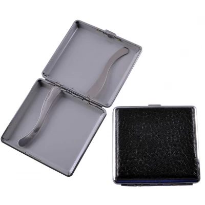 Портсигар на 20 сигарет с металлическим держателем HL-148-6