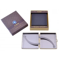 Портсигар в подарочной упаковке GVIPAI (Кожа, на 20 шт) XT-4986-3