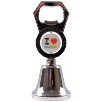 Сувенир- Колокольчик с открывалкой (Я люблю Украину) UDB-1