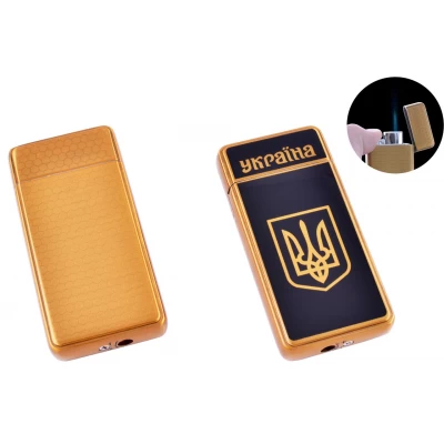 Зажигалка карманная Украина (Острое пламя) №HL-124