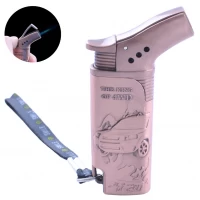 Зажигалка карманная (турбо пламя) №4437