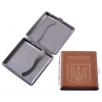 Портсигар на 20 сигарет Герб Украины HL-156-2