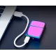 Дуговая электроимпульсная USB зажигалка ⚡️Украина (металлическая коробка) HL-447-Blue