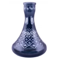 Колба для кальяна элитная (черная) №4