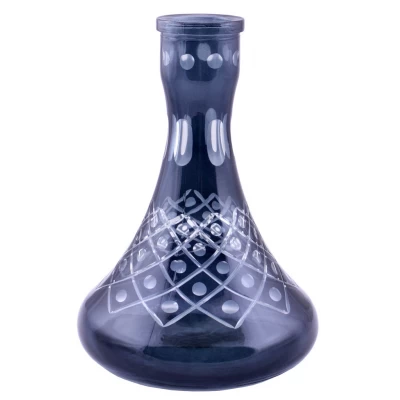 Колба для кальяна элитная (черная) №4